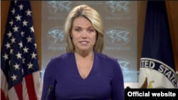 Пресс-секретарь Госдепартамента США Хизер Науэрт (архив)