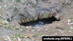 Частка падземных паверхаў засыпаная