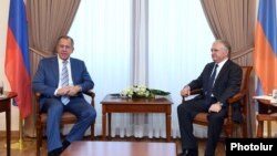 Սերգեյ Լավրով և Էդվարդ Նալբանդյան, Երևան, 4-ը հուլիսի, 2016թ․