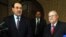 Yragyň prezidenti Jalal Talabani (sagda) we premýer-ministri Nuri al-Maliki