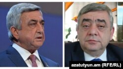 Серж Саргсян (слева) и его брат Лёва Саргсян