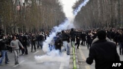 نمایی از تظاهرات روز عاشورا در تهران