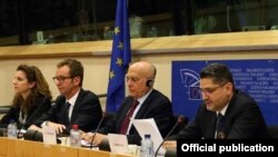 Премьер-министр Армении Тигран Саргсян в Комиссии ЕС по внешним связям, 16 марта 2011 г.     