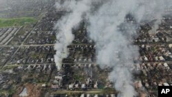 Бахмут після чергових російських атак, грудень 2022 року 