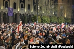 Мітынг апавзыцыі ў Тбілісі. 31 сакавіка 2025