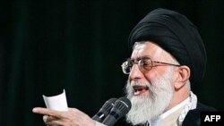 آیت الله علی خامنه ای، رهبر جمهوری اسلامی ایران،
عکس از AFP