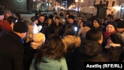 Бауман урамында флешмоб