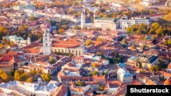 Вільня, від на стары горад. Архіўнае фота