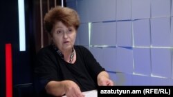 Անահիտ Վարդանյանը զրուցում է «Ազատության» հետ, Երևան, 16-ը հուլիսի, 2025թ.