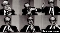 احمد فردید در یک مناظره تلویزیونی