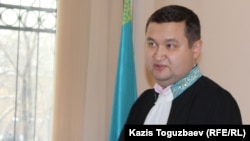 Руслан Баишев, судья апелляционной коллегии Алматинского городского суда. Алматы, 19 декабря, 2014 года.