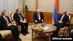 Встреча сопредседателей Минской группы ОБСЕ с президентом Армении Сержем Саргсяном, Ереван, 5 февраля 2014 г․