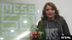 Mirjana Karanović na dodjeli "Zlatnog lovorovog vijenca" 31. oktobra 2010. godine