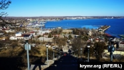 Вид на Керчь. Крым, 2017 год