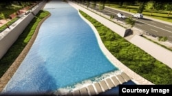 В проекте предусмотрено создание искусственных водоемов.