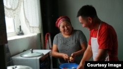 Максат Курманалиев жана Элиза Койлубаева.