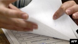 Підрахунок голосів на одній з виборчих дільниць у Кишиневі