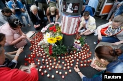 Акцыя да гадавіны забойства Паўла Шарамета ў 2017 годзе