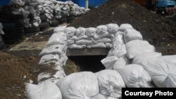 На блёк-посьце сэпаратыстаў