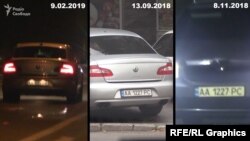 «Шкода» навіть заїхала слідом за знімальною групою у двір до бокового заїзду АП