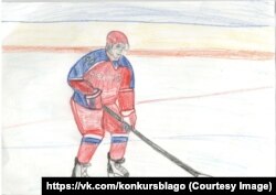 7-річна Катерина Кравцова знає, що Путін любить грати в хокей