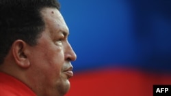 Уго Чавес во время старта последней президентской кампании, 18 июля 2012 года.
