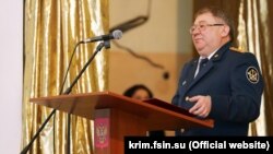 Начальник российской федеральной службы исполнения наказаний по Крыму и Севастополю Вадим Булгаков, архивное фото 