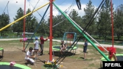 Каракол шаарындагы аянтча