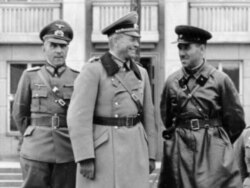 Савецка-нямецкі парад у Берасьці 22 верасьня 1939 году.