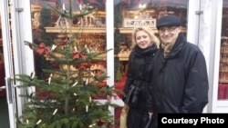 Генадзь Грушавы з дачкой Марынай