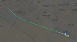 مسئولان می‌گویند هواپیما در همین مسیر در حال بازگشت بوده است