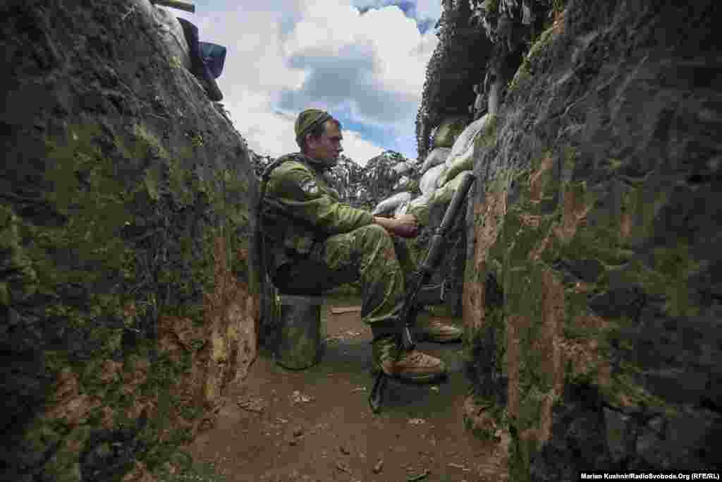 Пильність на спостережних постах &ndash; запорука збереження особового складу. Військовий Едуард приїхав на бойову ротацію вперше