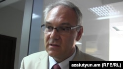 Новоназначенный посол Германии в Армении Матиас Кисслер, 19 сентября 2015 г. 