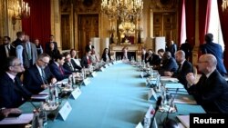 ԱՄՆ, Ֆրանսիայի, Միացյալ Թագավորության, Գերմանիայի արտաքին քաղաքականության գերատեսչությունների հանդիպումը Փարիզում, 17-ը ապրիլի, 2025թ. 