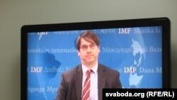 На відэасувязі з Вашынгтону кіраўнік місіі МВФ Крыс Джарвіс