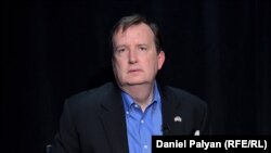 Посол США в Армении Ричард Миллз в ереванском бюро Радио Азатутюн, 30 июля 2016 г.  