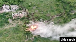 Вибух мінометної міни на позиціях проросійських бойовиків на Донбасі, літо 2020, Донецька область