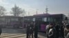 Armenia - Drivers of public buses go on strike to demand higher pay, December 3, 2024.