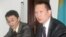 Нурлан Бейсекеев и Данияр Канафин, адвокаты Мухтара Джакишева. Алматы, 9 июня 2009 года.