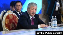 Адылбек Касымалиев КМШнын өкмөт башчыларынын жыйынында. Дүйшөмбү, Тажикстан. 5-июнь, 2025-жыл.