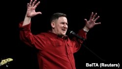 Dzmitry Butakou, the band's front man, has lamented the breakup of the Soviet Union.