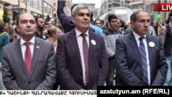 Лидеры блока «Елк» принимают участие в митинге и шествии блока (архив)