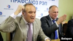 Уладзімер Някляеў і Мікалай Статкевіч