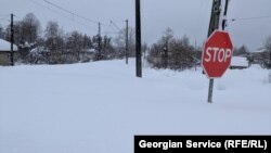 Снегопад в Гурии, иллюстративное фото