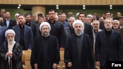  روسای سه قوه جمهوری اسلامی به همراه دبیر شورای نگهبان (عکس از آرشیو)