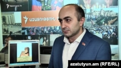 Оппозиционный депутат парламента Нагорного Карабаха Айк Ханумян, 20 ноября 2018 г.  