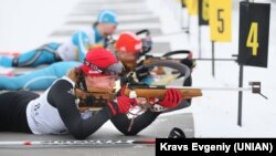 Анастасія Меркушина на стрільбі, архівне фото