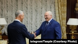 Зустріч Олександра Лукашенко та Володимира Сальдо в Мінську, 15 вересня 2025 рік 