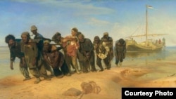 Карціна Рэпіна, "Бурлакі на Волзе"