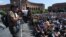 Armenia - Opposition leader Nikol Pashinian addresses supporters in Yerevan's Republic Square, 26 April 2018.